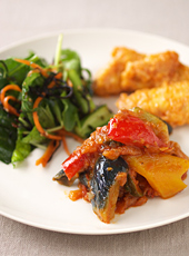 3品デリ盛り付け例