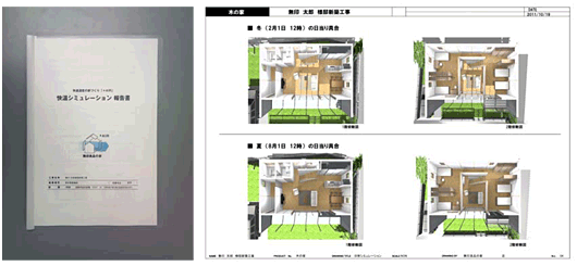 日射シミュレーションイメージ