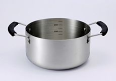 全面三層鋼鍋シリーズ 両手鍋