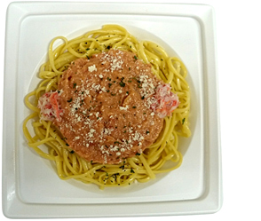 生パスタ 紅ずわい蟹とトマトクリーム