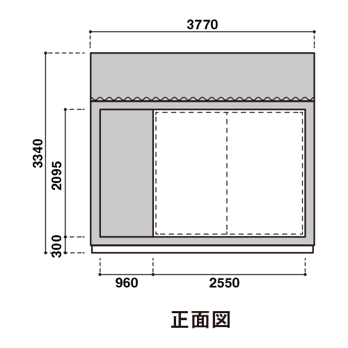 無印良品の小屋 見取り図