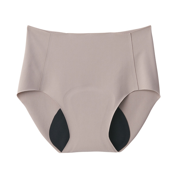 ひびきにくい吸水サニタリーショーツ モカブラウン