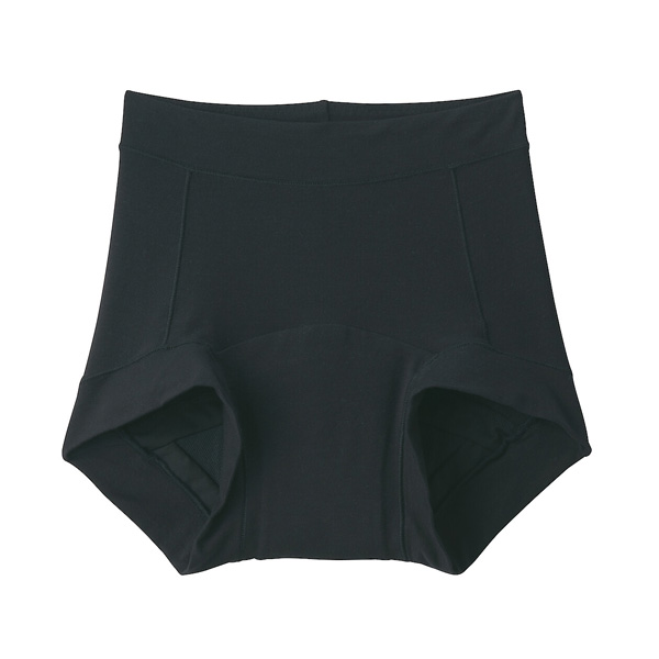 なめらか吸水サニタリーショーツ 黒