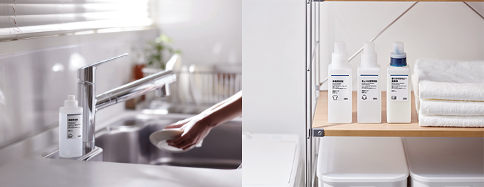 植物由来で汚れ落ちも考えた洗剤シリーズ（3/8発売）