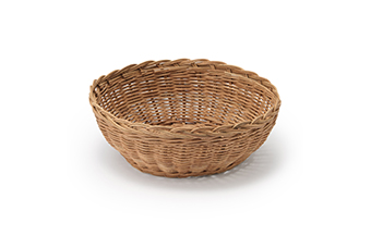 ラタン バスケット 素編み