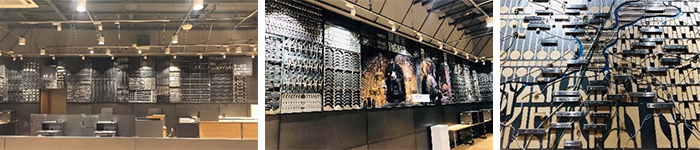 地域の魅力を伝える店舗内装と「ものづくりMAP」