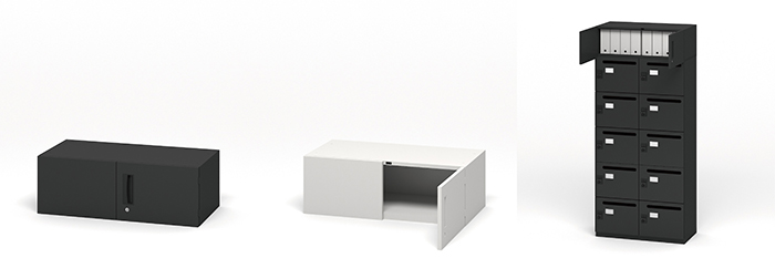 普段手の届きにくい高さも有効に使える「スチールロッカー 両開き 天袋」＜価格：税込55,000円＞