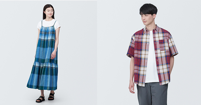 無印良品 マドラスチェックシリーズ 新発売のお知らせ