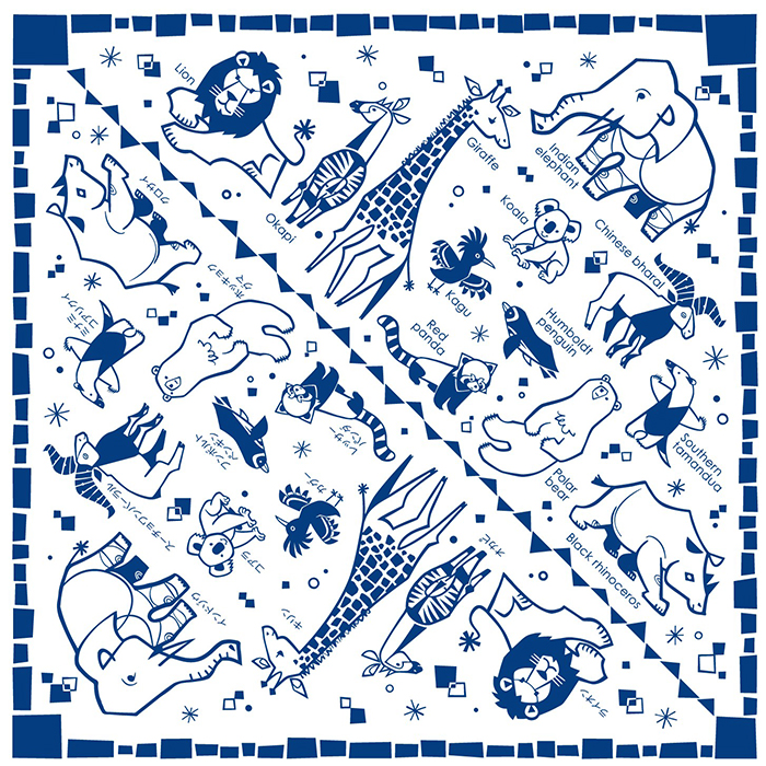 5/17（金）～ 横浜の3つの動物園をモチーフにした大判ハンカチ 新発売のお知らせ