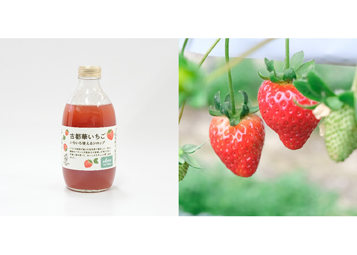 関西限定 「古都華いちご いろいろ使えるシロップ」 数量限定で新発売