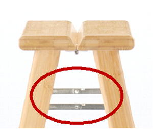 Bamboo Folding Stool image1