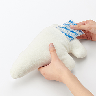 ポケット付き 動物クッション 画像2