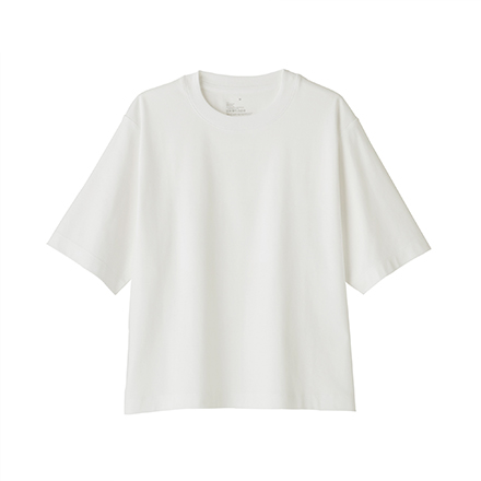 婦人 涼感ＵＶカットクルーネックワイド半袖Ｔシャツ