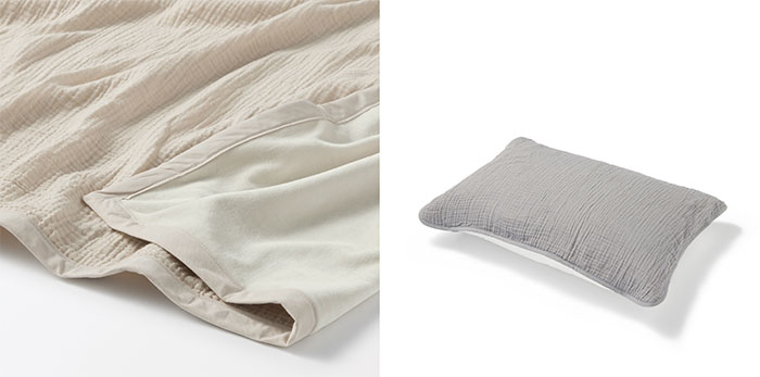 無印良品 季節を問わず心地よく使えるファブリック各種を新発売