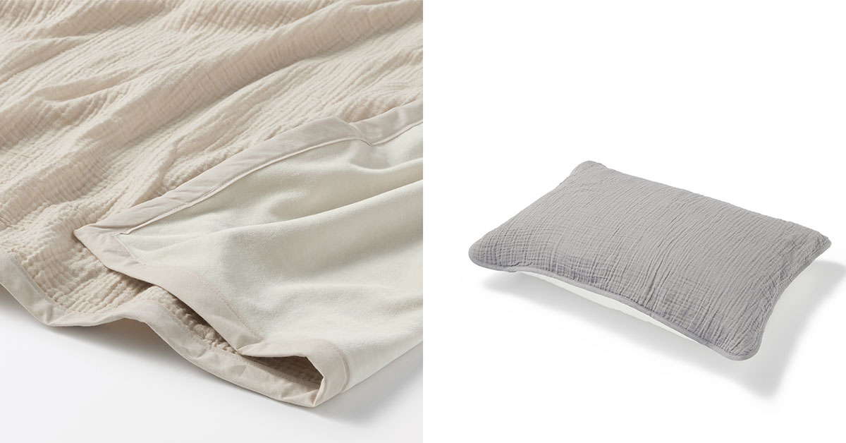 無印良品 季節を問わず心地よく使えるファブリック各種を新発売