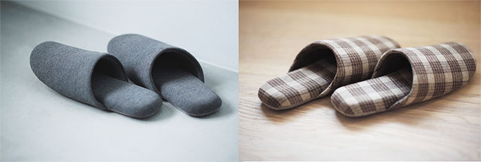 無印良品 定番の「足なりスリッパ」をやわらかい履き心地にリニューアル